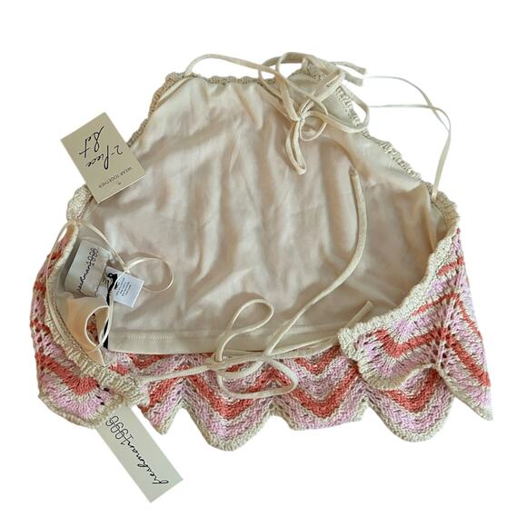 Freshman 1996 2-piece set crochet halter top and skirt - Picture 3 of 6